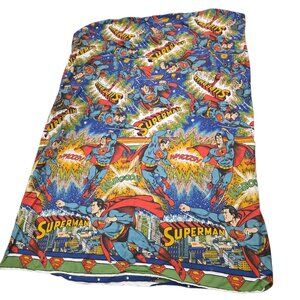 Superman DC Comics Twin Size Duvet 1979 Vintage 51 X 75in Approximate